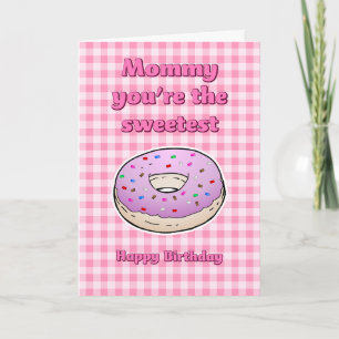 Sweetest Doughnut Birthday Card