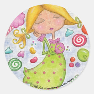 Sweetest Dreams Classic Round Sticker