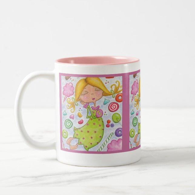 Sweetest Dreams Two-Tone Coffee Mug (Left)