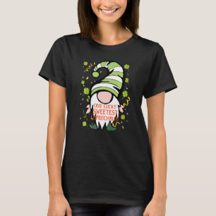 Sweetest Funny St Patrick S Day Lucky Gnome Family T-Shirt