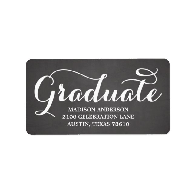 Sweetest Grad | Graduation Address Label (Front)