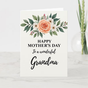 Sweetest Grandma Day Bloom Card