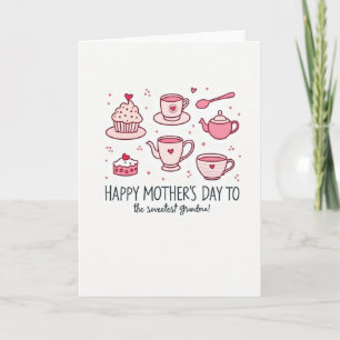 Sweetest Grandma Mothers Day Card