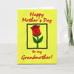 Sweetest Grandmothers Day Card