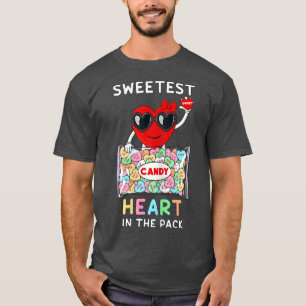 Sweetest Heart In The Pack Valentines Day Cute Gir T-Shirt