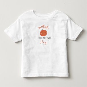 sweetest little pumpkin Custom Name Toddler T-Shirt