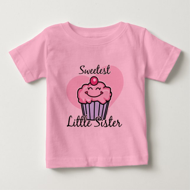 Sweetest Little Sister Baby T-Shirt (Front)