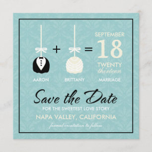 Sweetest Love Cakepop Modern Save the Date