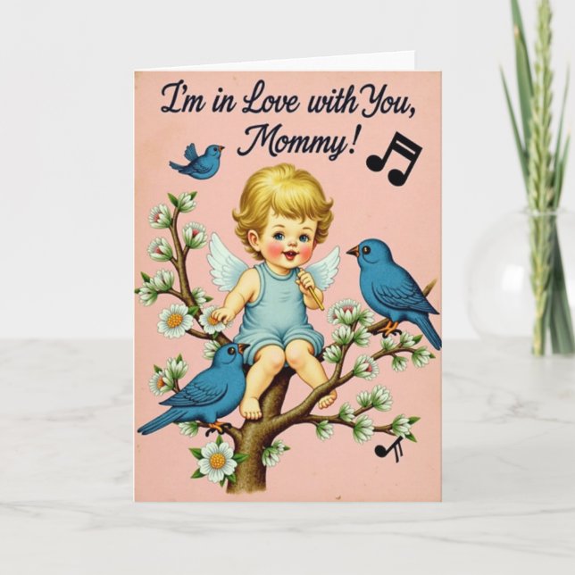 Sweetest Love Mommy Greeting Card (Front)