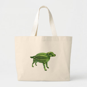 Sweetest Melon Dog Large Tote Bag