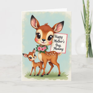 Sweetest Mothers Day Fawn Card