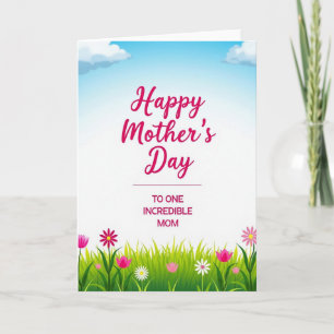 Sweetest Mothers Day Scene Card