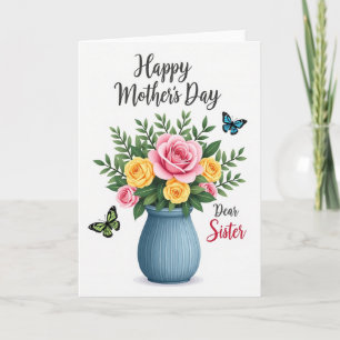Sweetest Mothers Day Sister Card