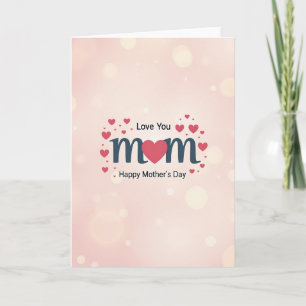 Sweetest Mum Heart Art Card