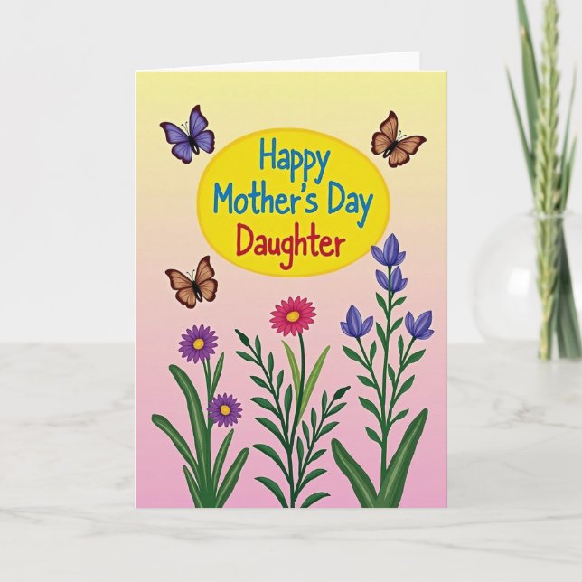 Sweetest Mum Spring Day Card (Front)