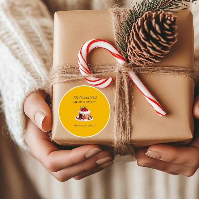 Sweetest Noel Christmas Baking Label (Creator Uploaded)