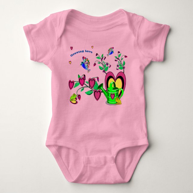 Sweetest - Pink  Baby Bodysuit (Front)