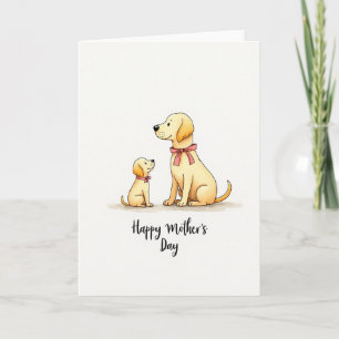 Sweetest Puppy Mothers Day Card