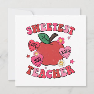 Sweetest Teacher Valentines Day Hearts