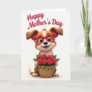 Sweetest Wife Puppy Love Card