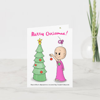 SweetHart Christmas Tree Greeting Card (w/ QR)