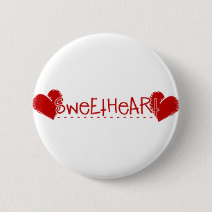 Sweetheart 6 Cm Round Badge