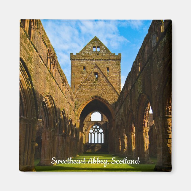 Sweetheart Abbey, Scotland Magnet (Front)