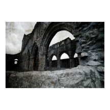 Sweetheart Abbey - Scotland - Poster