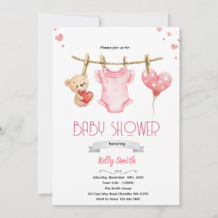 Sweetheart Baby Shower invitation