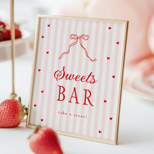 Sweetheart Baby Shower Sweets Sign