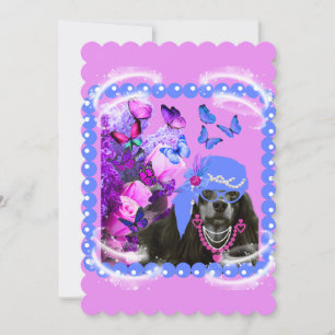 SweetHeart Butterflies Flat Greeting Card