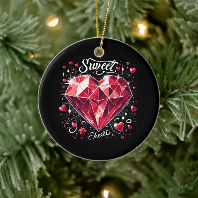 Sweetheart Ceramic Ornament (Tree)