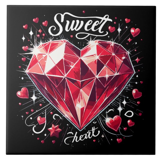 Sweetheart Ceramic Tile (Front)