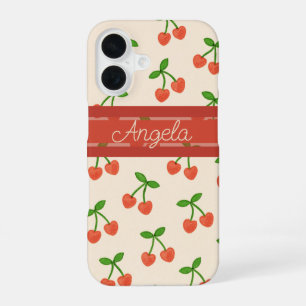 Sweetheart Cherries iPhone 16 Case