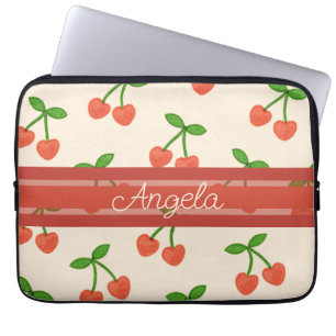 Sweetheart Cherries Laptop Sleeve