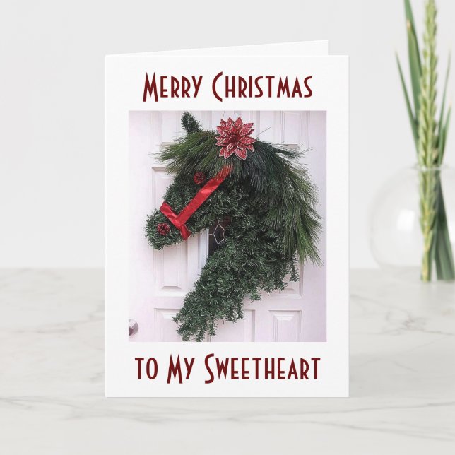 SWEETHEART-CHRISTMAS IS SPECIAL WITH "YOU" HOLIDAY CARD (Front)