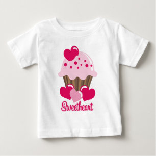 Sweetheart Cupcake Baby Shirt