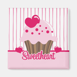 Sweetheart Cupcake Magnet