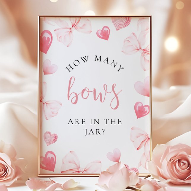 Sweetheart How Many in the Jar Baby Shower Sign (Creator Uploaded)