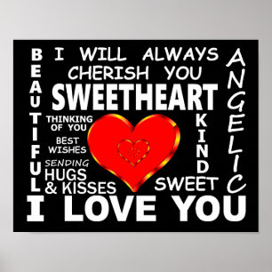 Sweetheart I Love You Poster