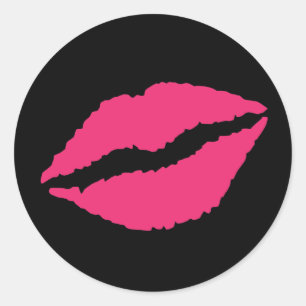 Sweetheart Lips Classic Round Sticker