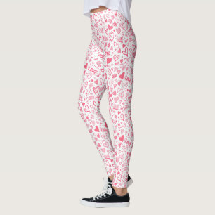 Sweetheart Love: Valentine’s Day Hearts Leggings