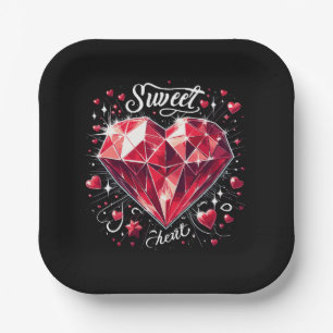 Sweetheart Paper Plate