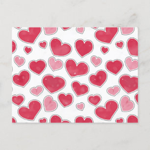 Sweetheart Paradise Valentine's Day Wrapping Paper Postcard