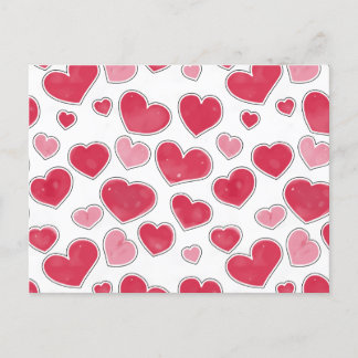 Sweetheart Paradise Valentine's Day Wrapping Paper Postcard
