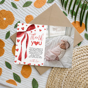Sweetheart Photo Thank You Card