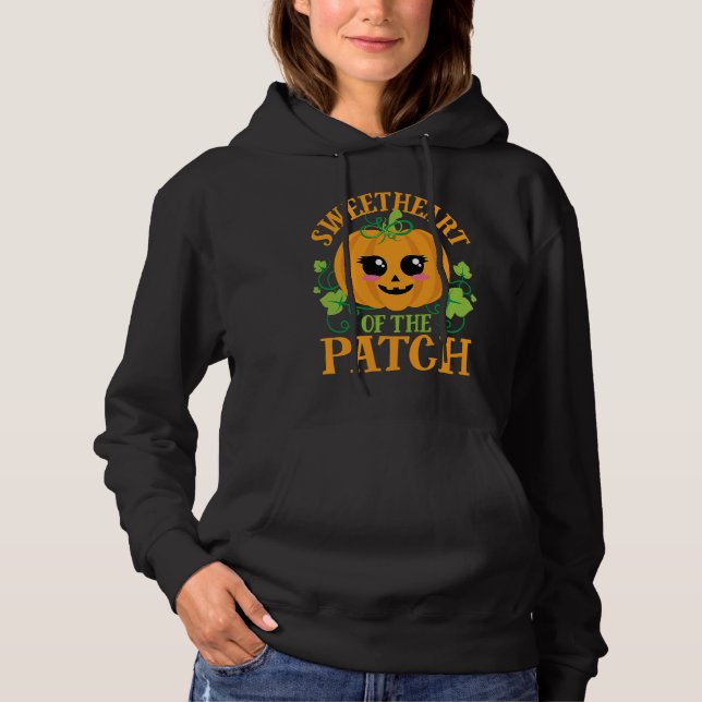 Sweetheart Pumpkin of the Patch Kids Girls Toddler Hoodie (Front)