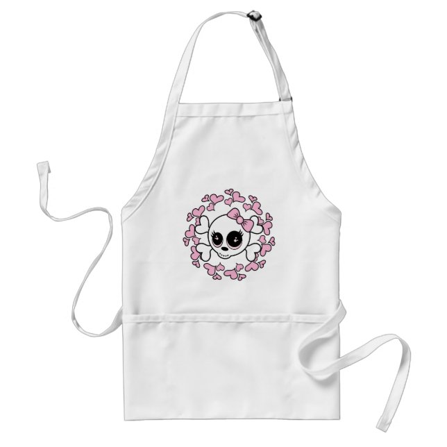 Sweetheart Skull Standard Apron (Front)