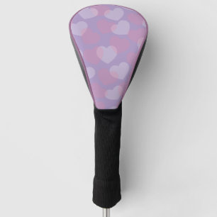 Sweetheart Sprinkle   Lavender Heart Golf Head Cover