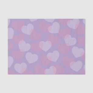 Sweetheart Sprinkle   Lavender Heart Tissue Paper